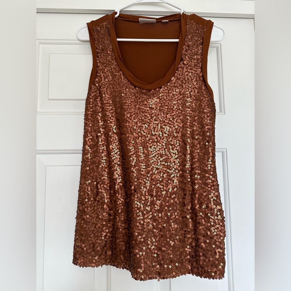 New York & Company - Sequin Top - Women’s Small